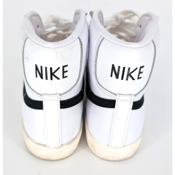 Nike Womens Blazer Mid 77 Next Nature White Black Retro Athletic Sneakers Size 9 - Picture 4 of 9